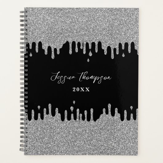 Lecteurs de Parties scintillant gris argent Planif (Devant)