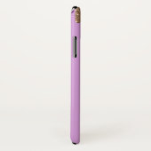 Lecteurs de Parties scintillant violet et or Coque (Dos/Droite)