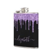 Lecteurs de Parties scintillant violet Flacon noir (Gauche)