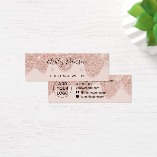 Lecteurs parties scintillant or rose étalons boucl (Bureau)