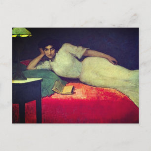Lectura - van Julio Romero de Torres (1900) Briefkaart