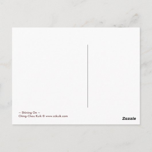 Lecture activée - Carte postale (Dos)