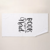 Lecture Art Book Nerd (Serviette de bain)