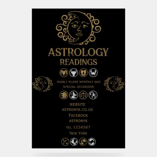 Lecture astrologique (Recto)