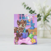 Lecture Avec Carte Postale Daddy (Debout devant)