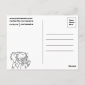 Lecture Avec Carte Postale Daddy (Dos)