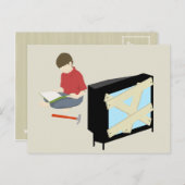 Lecture carte postale (Devant / Derrière)