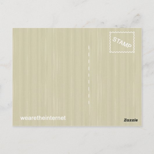 Lecture carte postale (Dos)