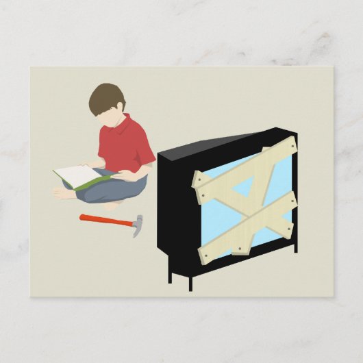 Lecture carte postale (Devant)