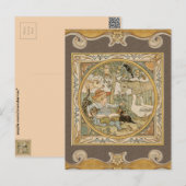 Lecture carte postale amusante (Devant / Derrière)