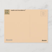 Lecture carte postale amusante (Dos)