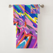 Lecture couleur Impression Abstraite (En situation)