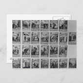 Lecture de cartes représentant des épisodes (Devant / Derrière)