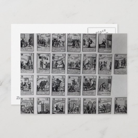 Lecture de cartes représentant des épisodes (Devant / Derrière)