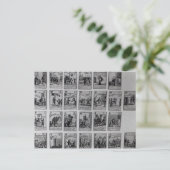 Lecture de cartes représentant des épisodes (Debout devant)