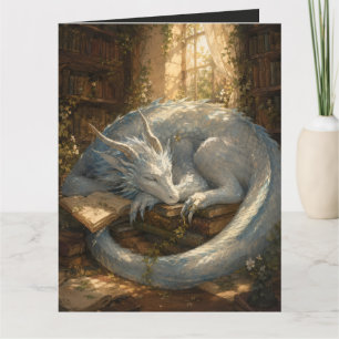 Lecture de dragon mystique de livres anciens Carte