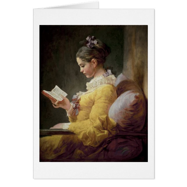 Lecture de jeune fille, c.1776 (Devant)