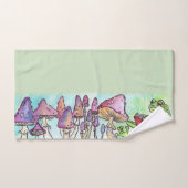 Lecture de la grenouille du livre d'histoire (Serviette à main)