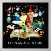 Lecture de l'enseignant - Poster d'alphabétisation (Devant)