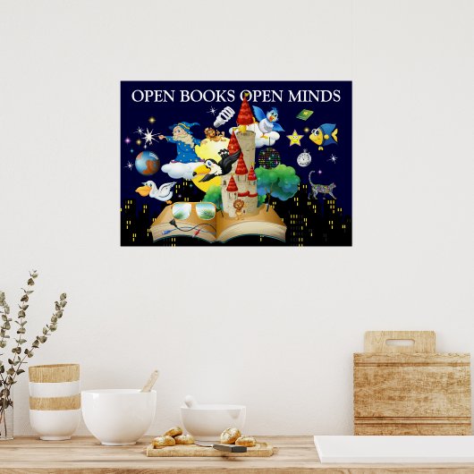 Lecture de l'enseignant - Poster d'alphabétisation (Cuisine)