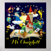 Lecture de l'enseignant - Poster de l'alphabétisat (Devant)