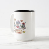 Lecture de livres Mug (Devant gauche)