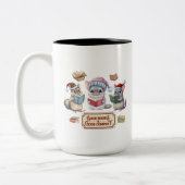 Lecture de livres Mug (Gauche)