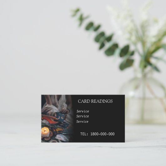 LECTURE DE TAROT CARTE MODIFIABLE (Debout devant)