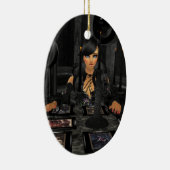 Lecture de Tarot Ornement ovale (Droite)