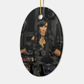 Lecture de Tarot Ornement ovale (Gauche)