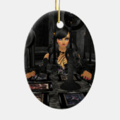 Lecture de Tarot Ornement ovale (Dos)