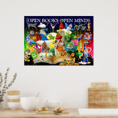 Lecture d'un autre enseignant - Poster d'alphabéti (Cuisine)