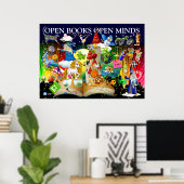 Lecture d'un autre enseignant - Poster d'alphabéti (Bureau à domicile)