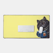 Lecture d'un livre par un chat, Louis Wain (Clavier et souris)