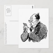 Lecture d'une carte postale (Devant / Derrière)