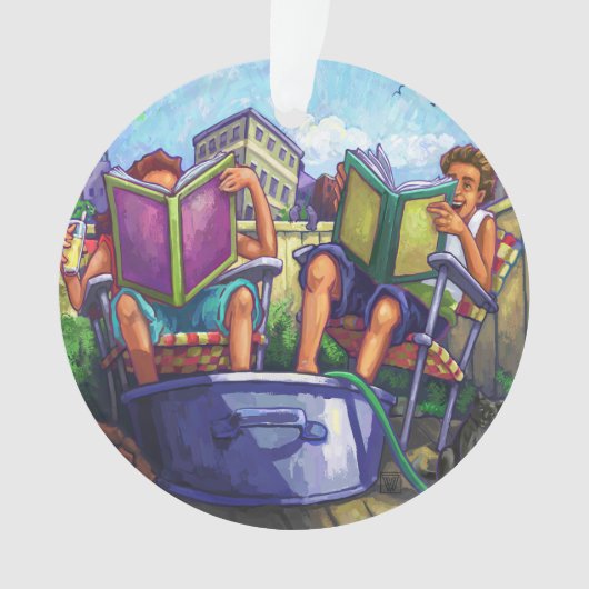 Lecture en été (devant)