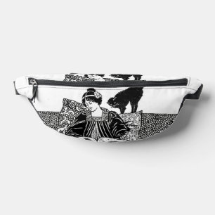 Lecture féminine avec accent de chat