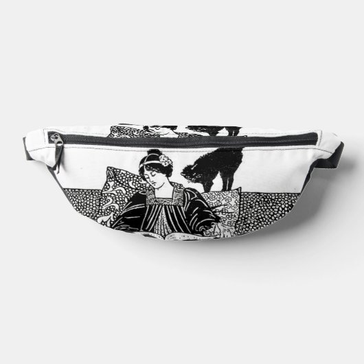 Lecture féminine avec accent de chat (Poser)