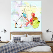 Lecture féminine contemporaine toile étirée Impres (Insitu(Chambre))