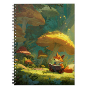 Lecture Fox Enchanted Musroom Carnet