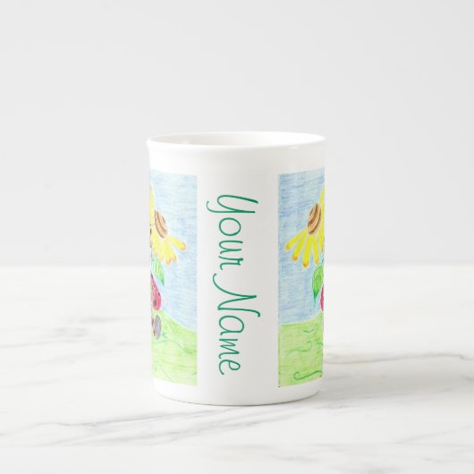 Lecture ladybug Bone China mug (Devant)