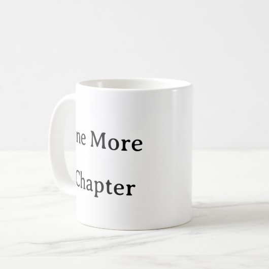 Lecture Mug - One More Chapter Boworm Gift mug (Devant gauche)