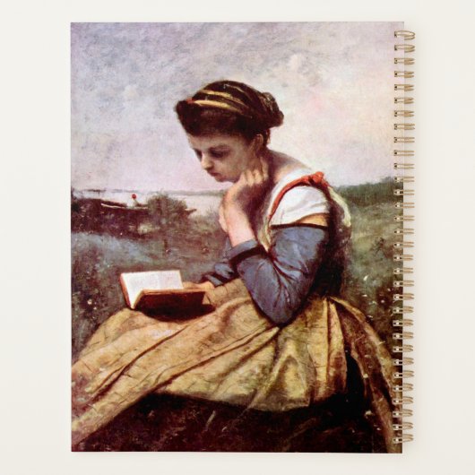 Lecture par Jean-Baptiste Camille Corot (Dos)