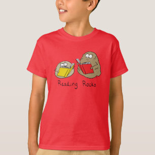 Lecture Rocks Enfants Garçon T-shirt fille