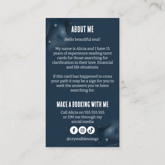 Lectures modernes de carte Tarot (Dos)