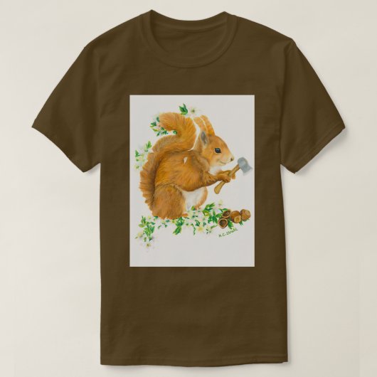 L'écureuil devient noix Classic TShirt (Design devant)