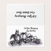 L'écureuil en Automne, Bon thanksgiving ! (Outside Unfolded)