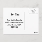 L'écureuil fonctionnera pour les noix Carte postal (Dos)