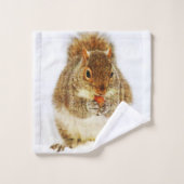 L'écureuil qui aime l'maïs (Gant de toilette)