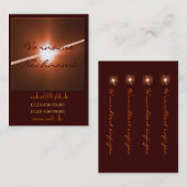 LED bronze Visitekaartje (Voorkant / Achterkant)